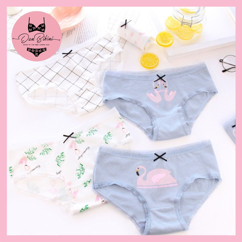 Quần Lót Nữ Cotton rẻ đẹp kháng khuẩn dễ thương màu sắc tươi mới trẻ trung mã C087