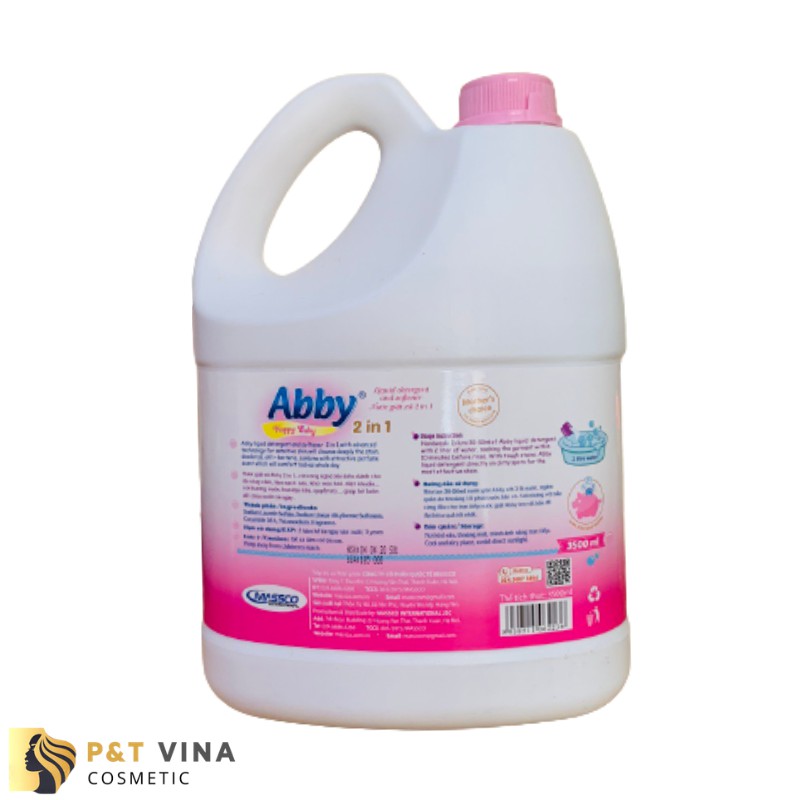 [Chính Hãng] Nước giặt Abby lựa chọn hàng đầu cho trẻ Can 3.5L