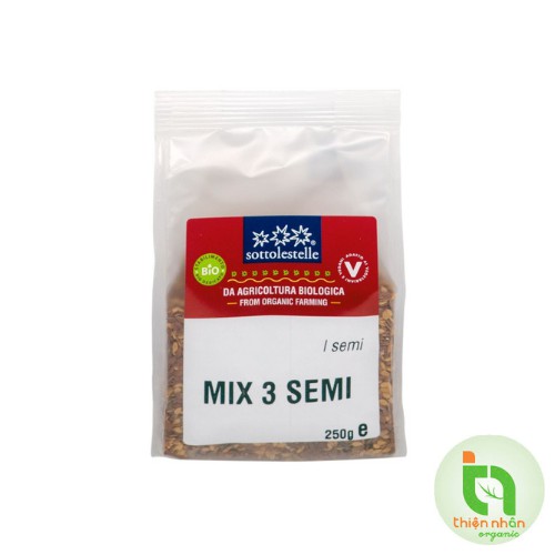 Hỗn hợp 3 loại Hạt dinh dưỡng hữu cơ Sotto 250g Organic Mix 3 Semi