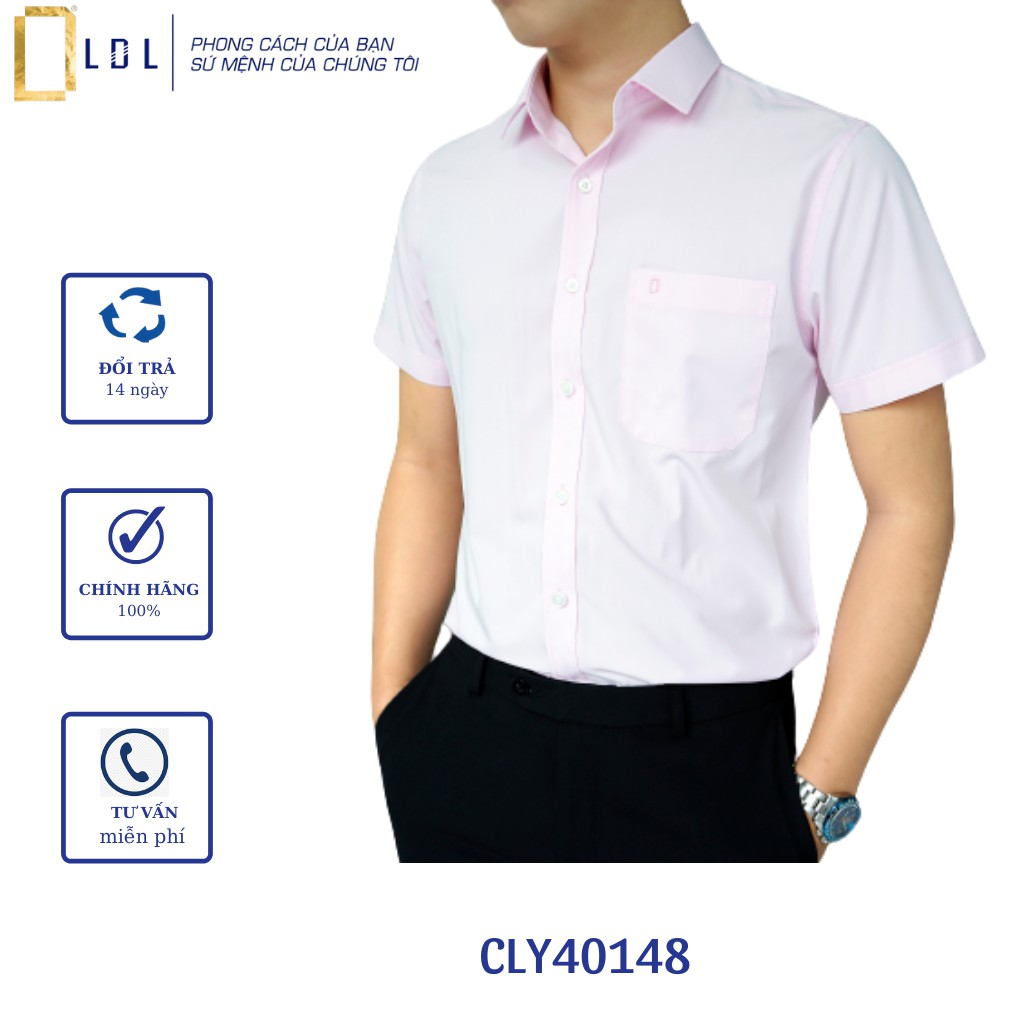 Áo sơ mi nam trơn tay ngắn công sở cao cấp LDL chất liệu bamboo size 38 39 40 41 42 43 | BigBuy360 - bigbuy360.vn