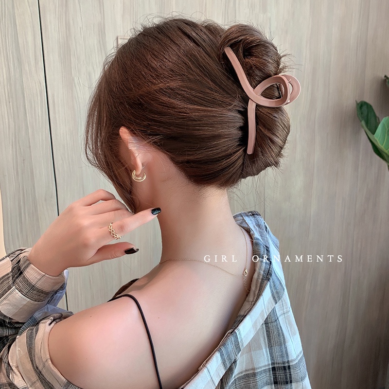 Kẹp Tóc Càng Cua Hình Vuông Bằng Acrylic In Họa Tiết Hoa &amp; Gấu Dễ Thương