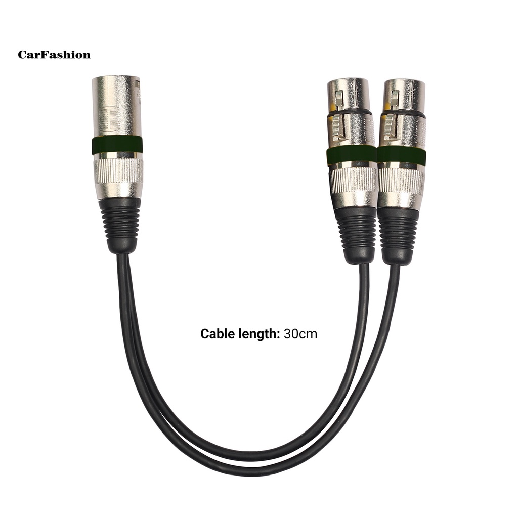 Xe Hơi| Dây Cáp Âm Thanh 2 Trong 1 XLR Male Sang XLR Female