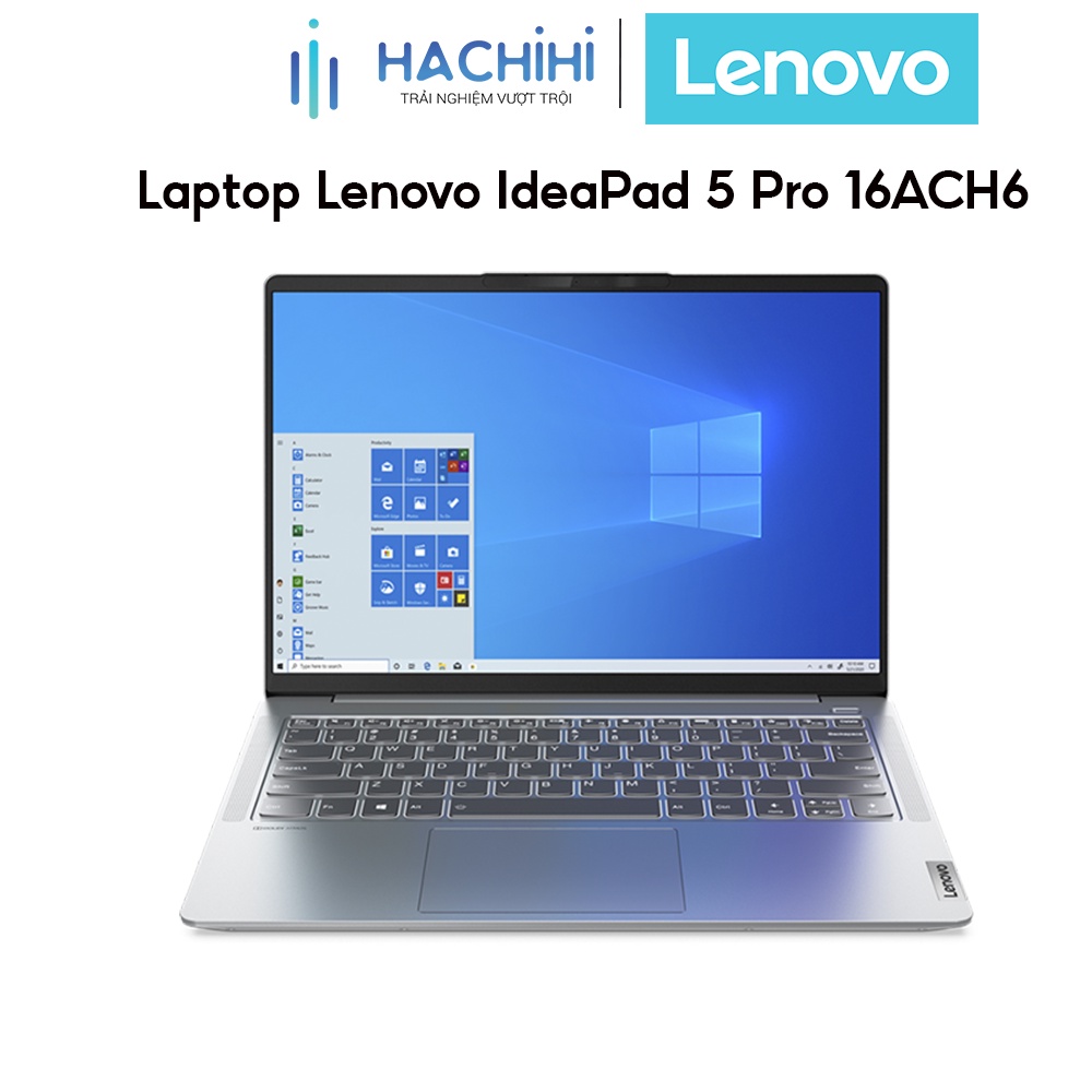 Laptop Lenovo IdeaPad 5 Pro 16ACH6 82L50095VN R5-5600H | 8GB | 512GB |GTX 1650 4GB | 16' 120Hz | W10