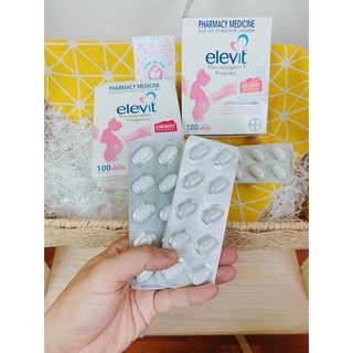 [Tem chemist] Tách lẻ Elevit bầu Úc vỉ 10 viên