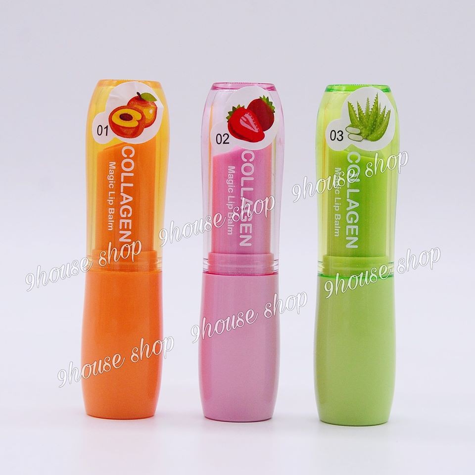 Son Dưỡng Môi mềm Odbo Collagen Magic Lip Balm