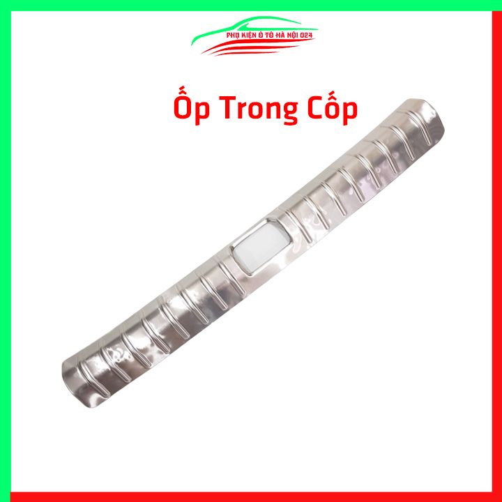 Ốp chống trầy cốp Honda Civic 2016-2019 inox sáng bóng