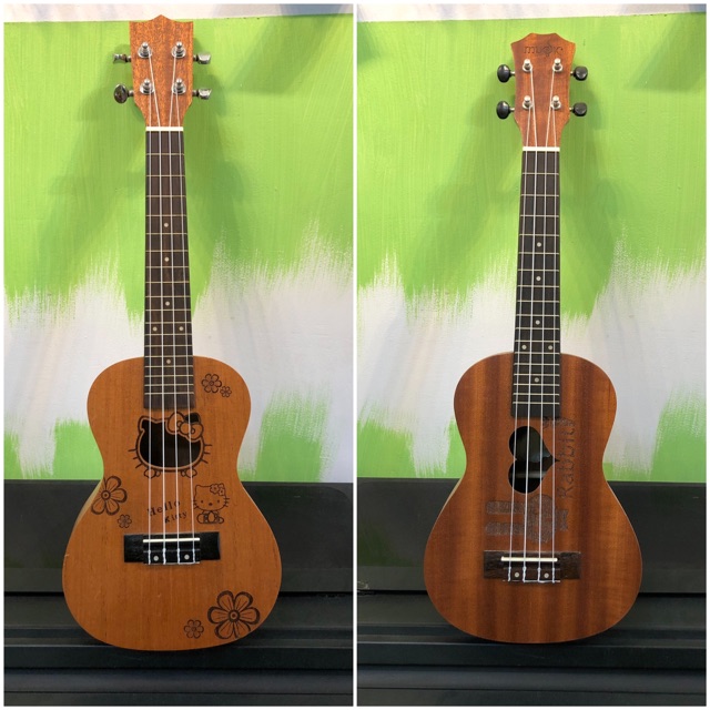 Đàn ukulele concert gỗ mộc size 23 chất lượng