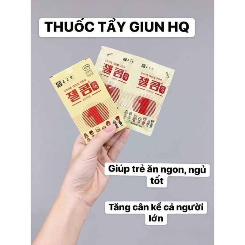 Sổ giun Hàn quốc,chăm sóc an toàn cho bé từ 24 tháng tuổi