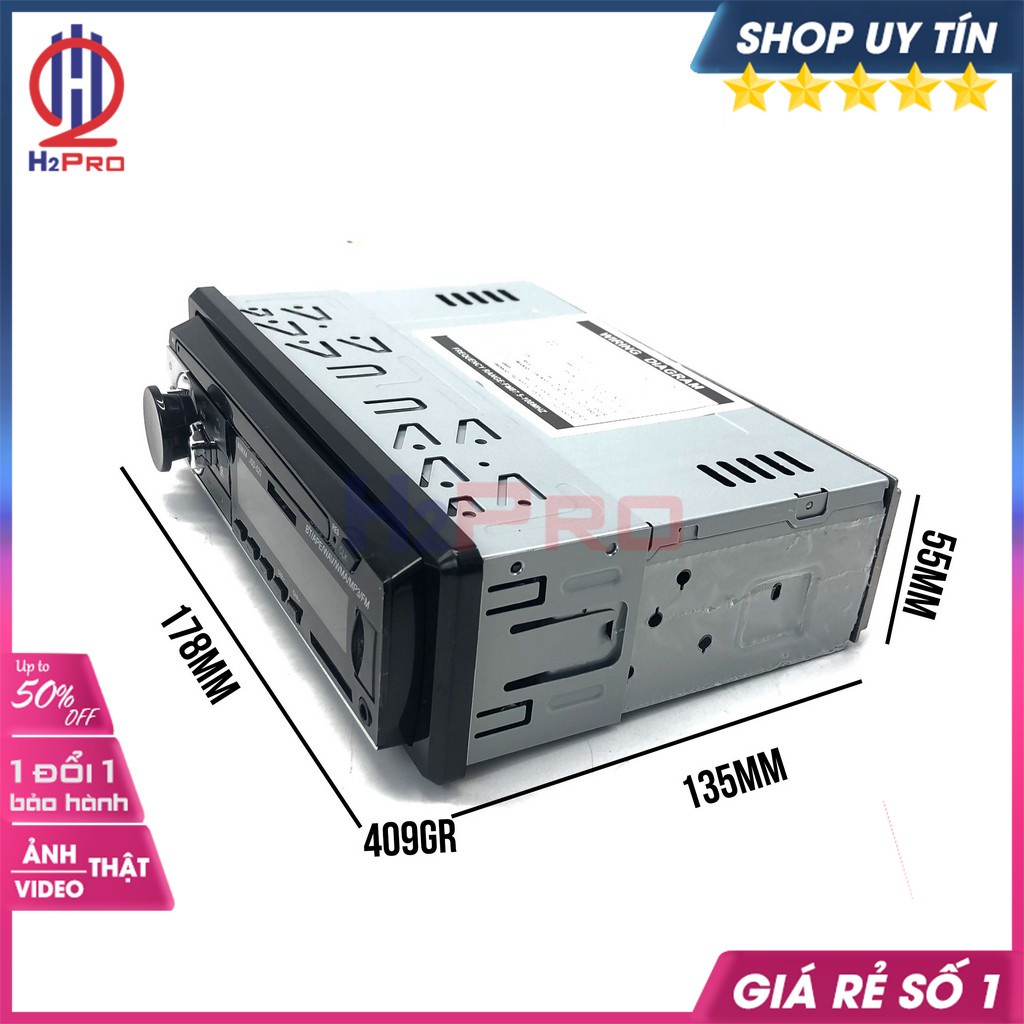 Đầu Nghe Nhạc Ô Tô, Đầu Mp3 Xe Tải Cao Cấp H2Pro Jsd-520 Bluetooth-Đài Fm, Điện 12V-24V Cho Ô Tô-Xe Tải - H2Pro Audio
