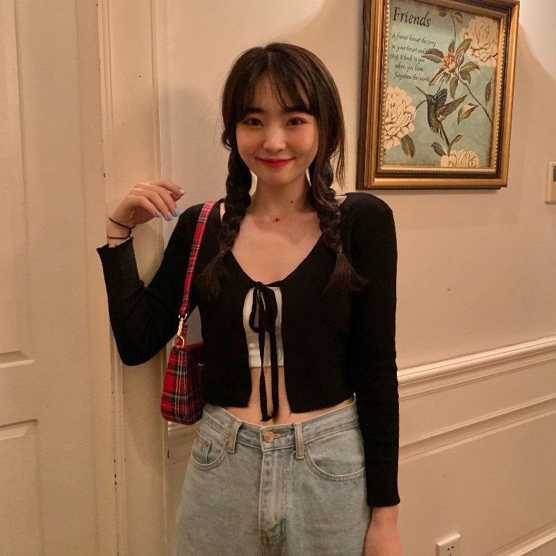 Áo Khoác Len Cardigan Tay Dài Dáng Ôm Có 3 Màu Thời Trang | BigBuy360 - bigbuy360.vn