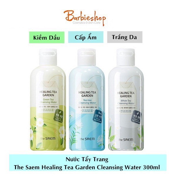 Nước Tẩy Trang The Saem Healing Tea Garden Cleansing Water 300ml