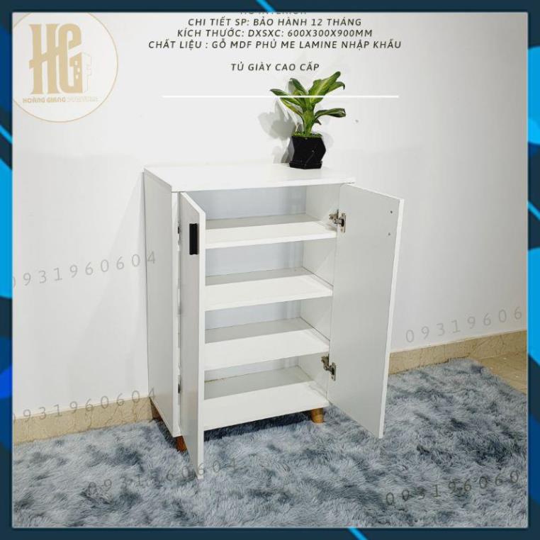 FREE SHIP- Tủ giày gỗ mdf phủ melamone chống trầy xước, DxSXC: 60x32x90cm - Hàng chính hãng