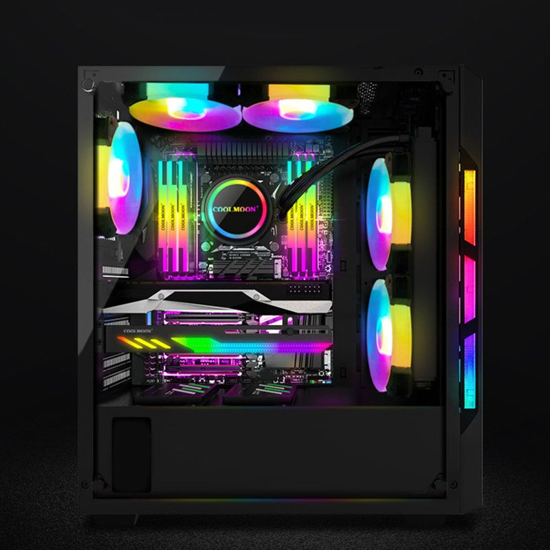 Khung Hỗ Trợ Thẻ Đồ Họa NAMA COOLMOON GT8 GPU ARGB 5V 3Pin ARGB AURA SYNC