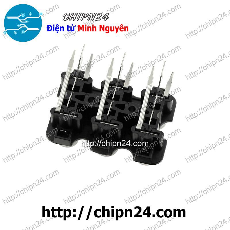 [1 CÁI] (G25) Jack cắm Audio RCA AV5 6 chấu (Jack Âm thanh AV Bông sen hàn board)