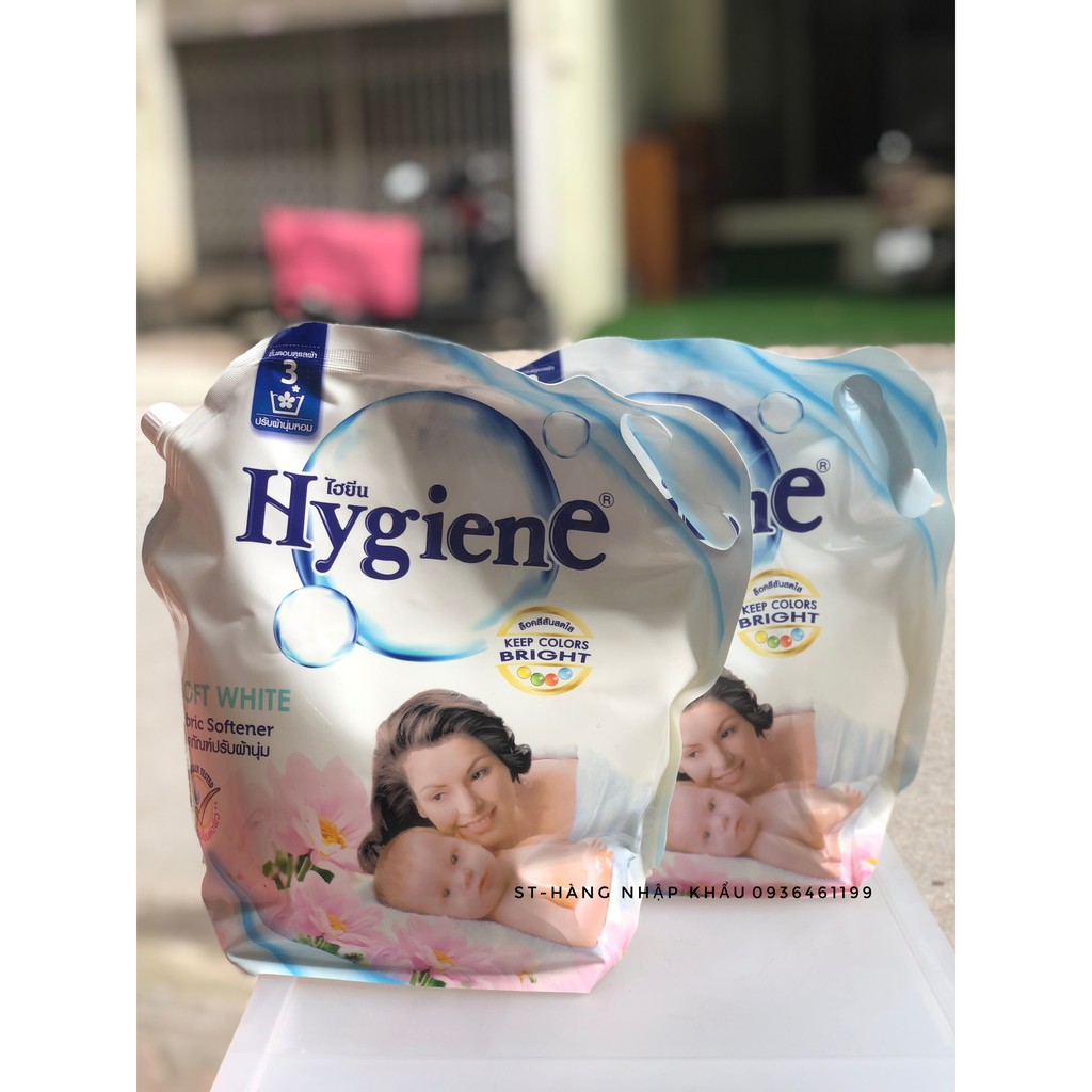 Nước xả quần áo hygiene Thái lan 1800ml, siêu thơm giũ mùi lâu