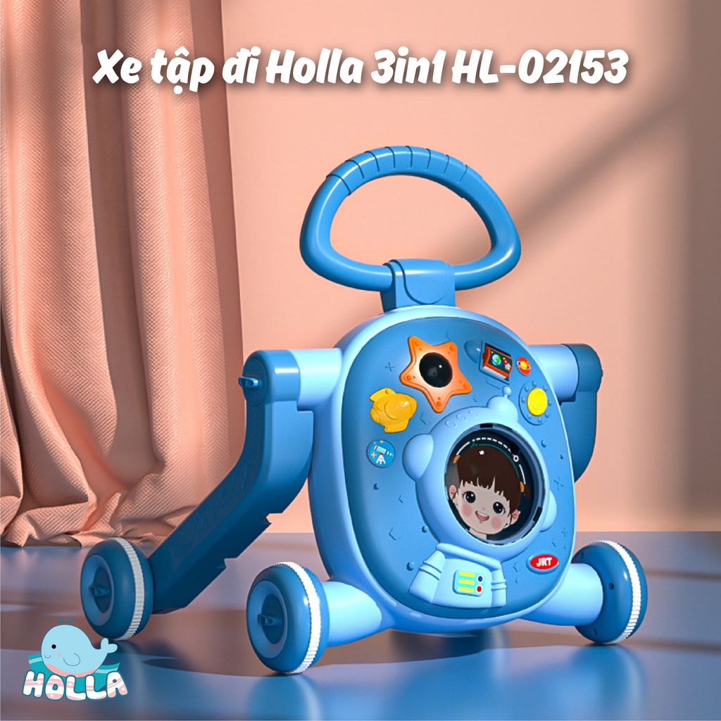 Xe tập đi HOLLA 3IN1 cao cấp cho bé
