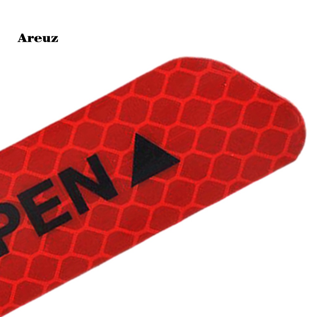 Bộ 4 Miếng Dán Phản Quang Tự Dính Trang Trí Cửa Xe Hơi