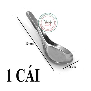 [deal 1k] Thìa canh inox bền đẹp an toàn