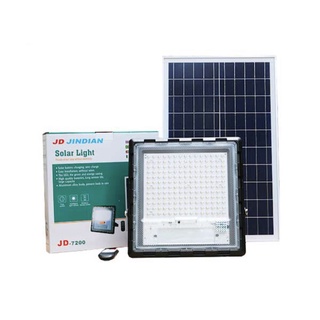 Đèn Năng lượng mặt trời tinh thể chống loá  thế hệ mới chính hãng Jindian JD-7200(200w)-Hàn Quốc