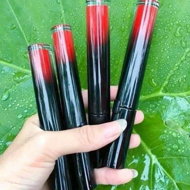 Son kem lì hanmade màu đỏ cam