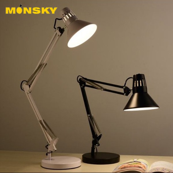 Đèn để bàn MONSKY AUTEM - kèm chân kẹp và bóng Led cao cấp