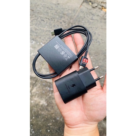 SẠC+ CÁP NHANH CHO GALAXY S10/NOTE10/NOTE10+ BẢN 5G 25W CHÍNH HÃNG