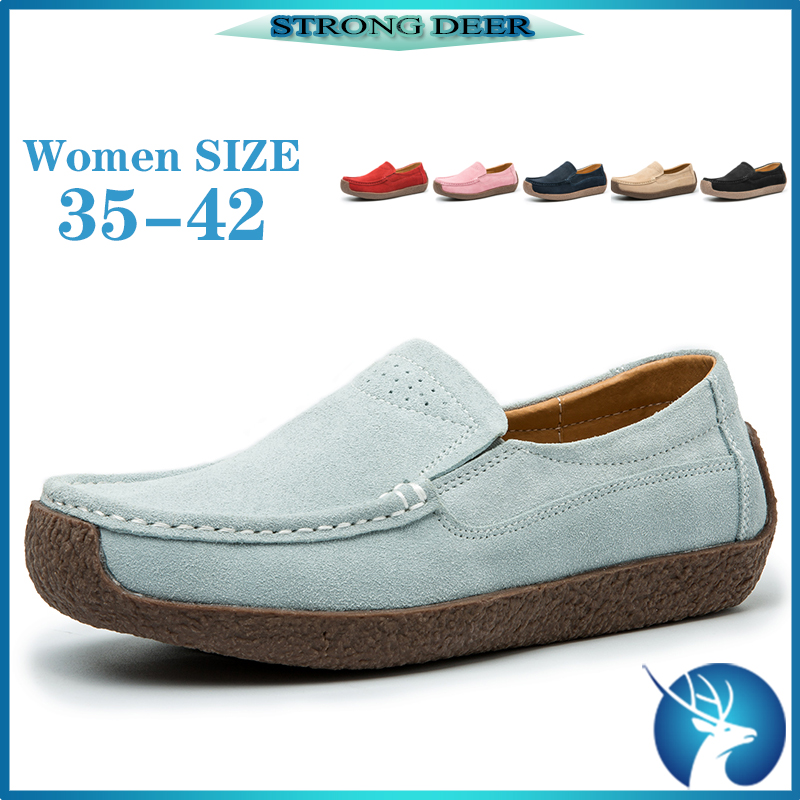 Giày da lộn phong cách năng động cho nữ size 35-42