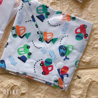 Yếm quàng cổ cài nút cho bé yêu