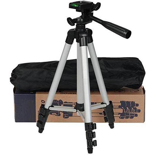Chân Chụp Hình Máy Ảnh, Điện Thoại Tripod 3110 có kẹp điện thoại và remote
