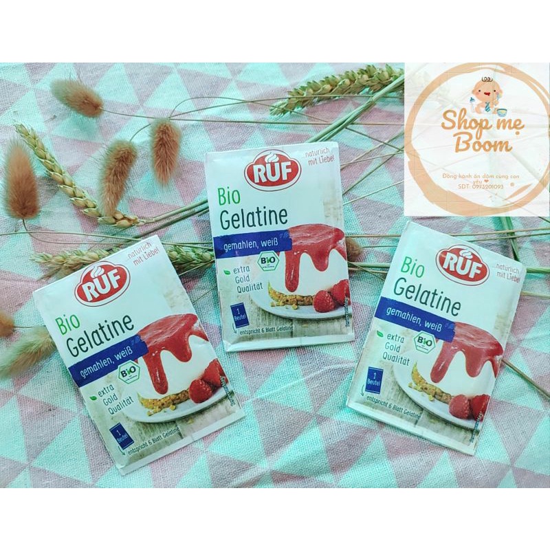 [Mẫu mới] Bột Gelatine hữu cơ RUF