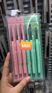 Bộ cọ D.X nail 6 cây mới