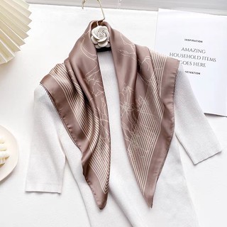 Khăn lụa vuông choàng cổ đa năng size 70x70cm
