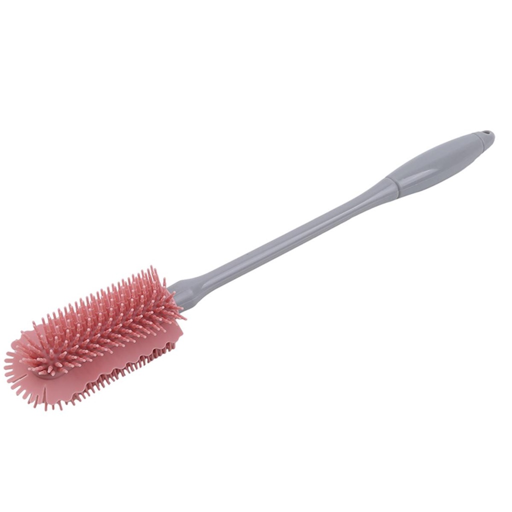 Cọ Silicone Cán Dài Vệ Sinh Bình Nước Đa Năng Tiện Dụng