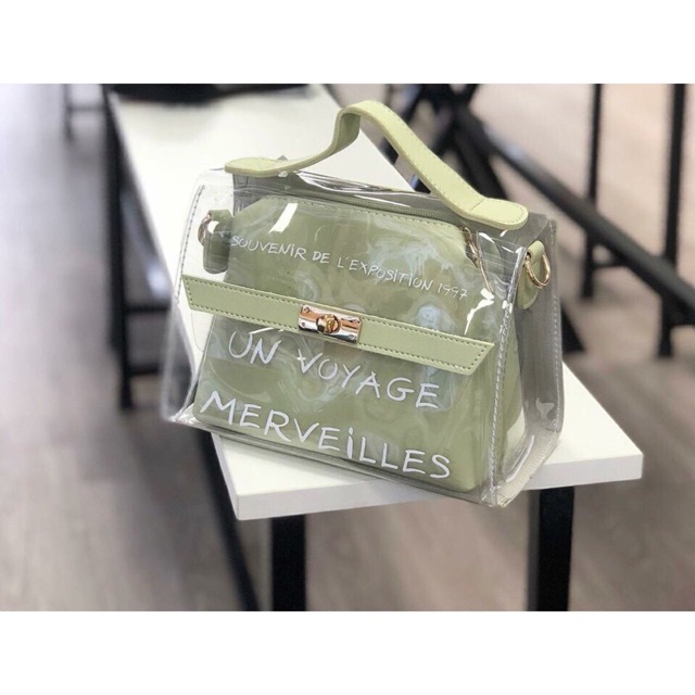 Túi trong suốt 2in1 hot trend mùa hè | BigBuy360 - bigbuy360.vn