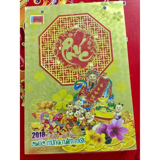 BLOC LỊCH TẾT 2018 GIÁ 75k giảm còn 60k