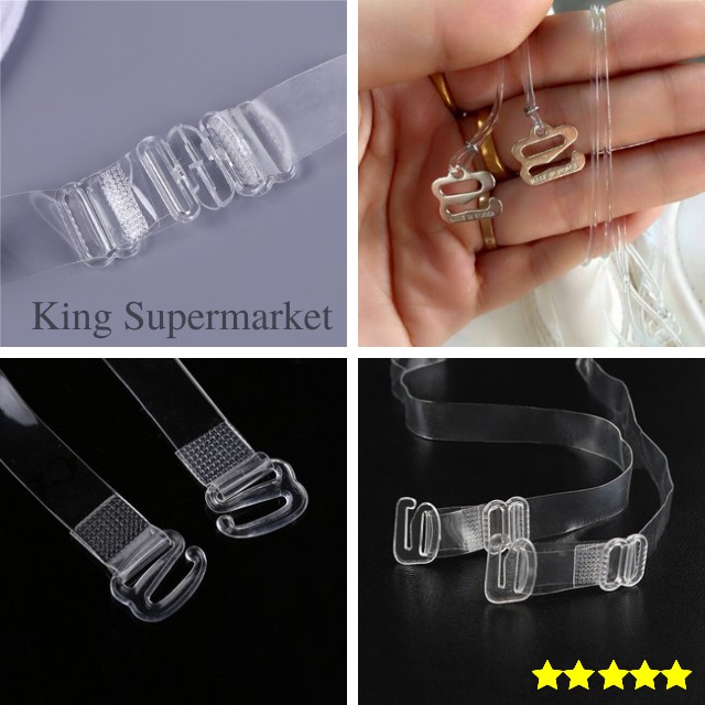 Dây Áo Ngực Trong Suốt, Dây Áo Lót Siêu Dai 1 Cặp