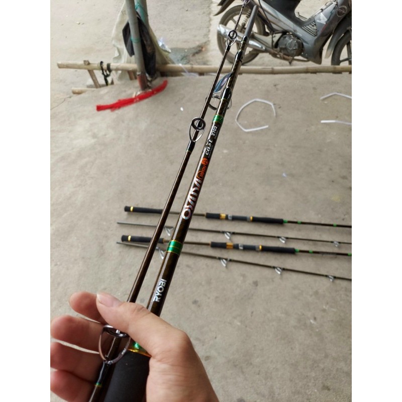 cần câu 2 khúc Ryobi Osaka khuyên Fuji chuẩn y hình