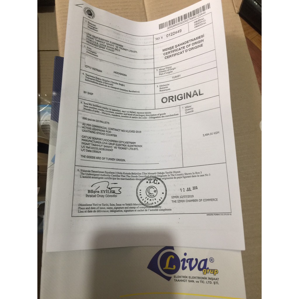 Kim thu sét Liva LAP CX070 chính hãng của Thổ Nhĩ Kỳ