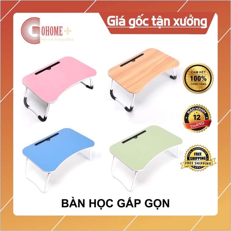 Bàn gấp gọn khe cắm ipad để hàng xịn - bàn học mini mẫu mới , bàn làm việc gấp gọn 2021