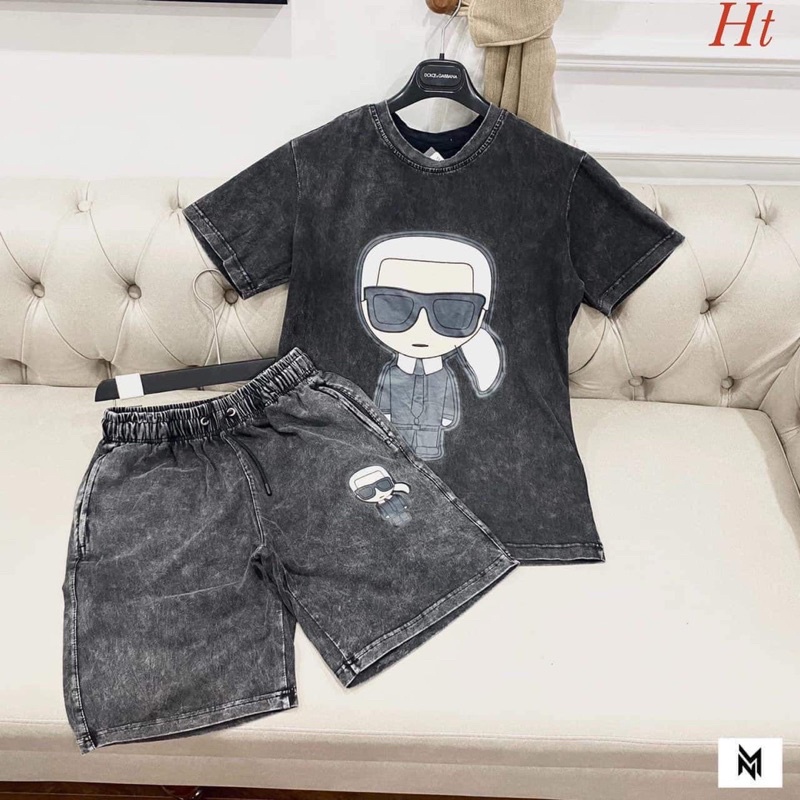 Bộ loang ông già đeo kính đen H2B688