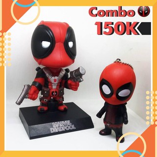 COMBO MÔ HÌNH VÀ MÓC KHÓA DEADPOOL