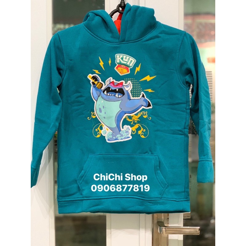 Áo Kun thun - áo hoodie dạ quang cho bé