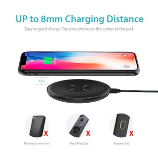 Đế Sạc Không Dây Romoss Cho Điện Thoại iPhone/Android