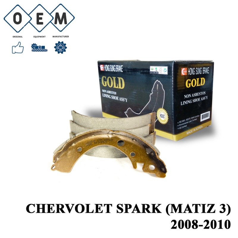 Guốc phanh sau xe CHERVOLET SPARK (MATIZ 3) 2008-2010