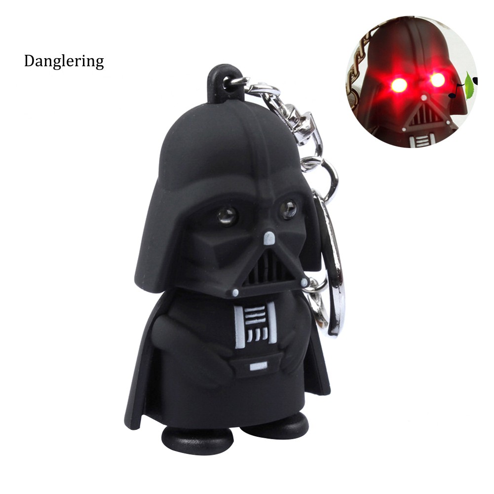 Móc khóa đèn LED mặt hình nhân vật Star Wars Darth Vader