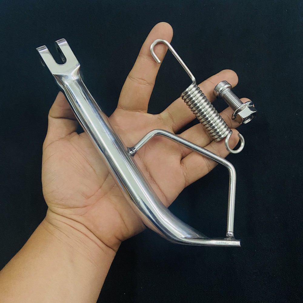CHÂN CHỐNG XE MÁY VARIO, CLICK THÁI INOX 304 ĐÚC ĐẶC 100% KÈM LÒ XO, ỐC CỐT, TÁN MÀU SẮC ĐỒNG ĐIỆU, ĐỒ CHƠI XE MÁY