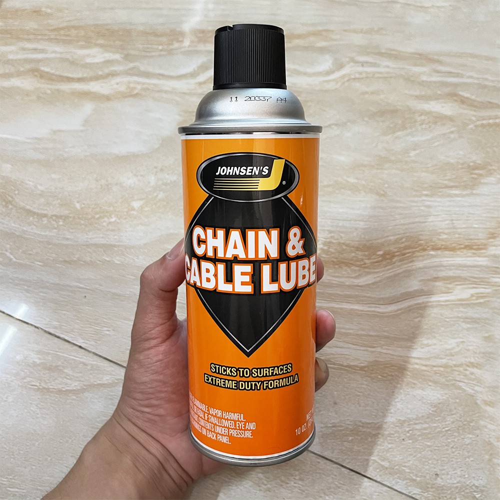 Bôi Trơn Sên Johnsen Chain & Cable Lube 284g