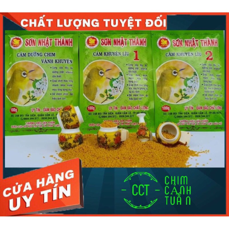 Cám chim khuyên Sơn Nhật Thành líu số 1 - 100g - Thức ăn cho chim cao cấp