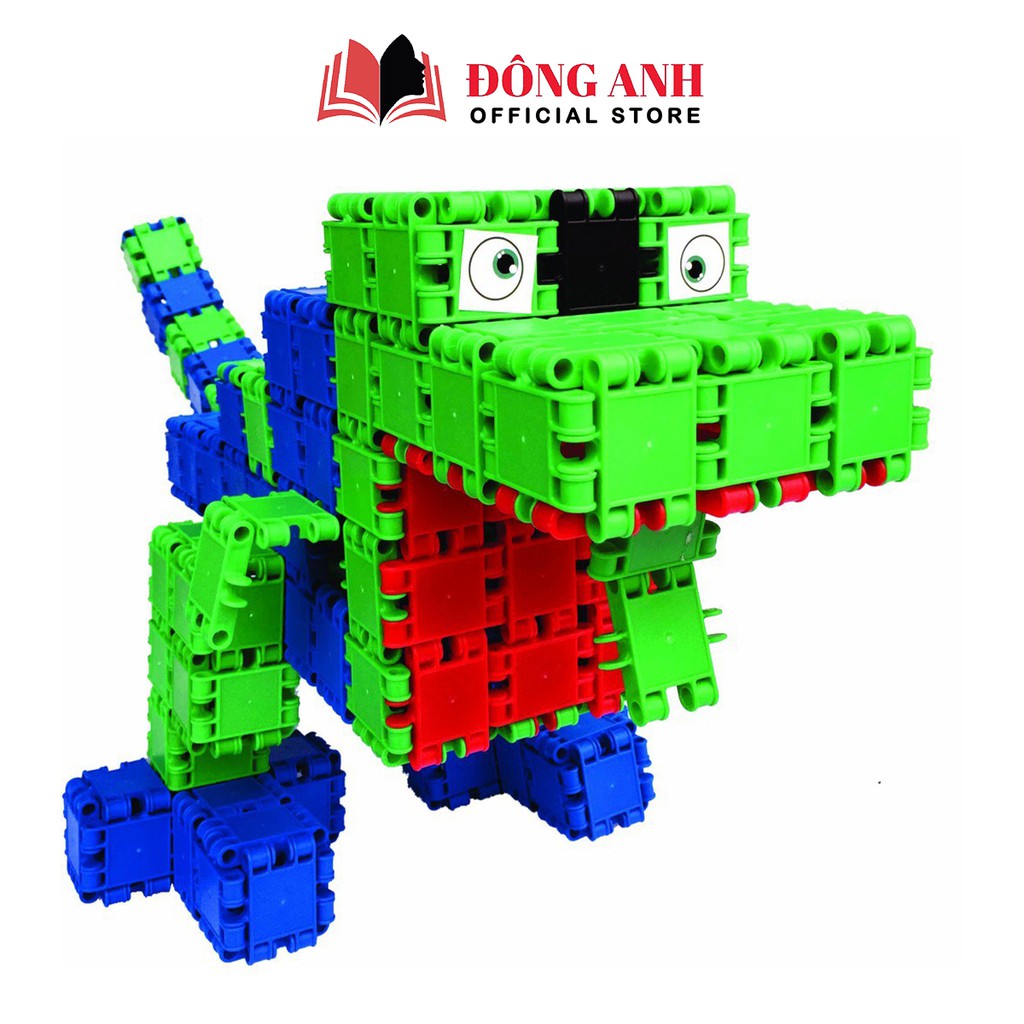 Bộ đồ chơi Sato Con Thông Minh xếp hình con vật 74 chi tiết giúp phát triển trí tưởng tượng cho bé