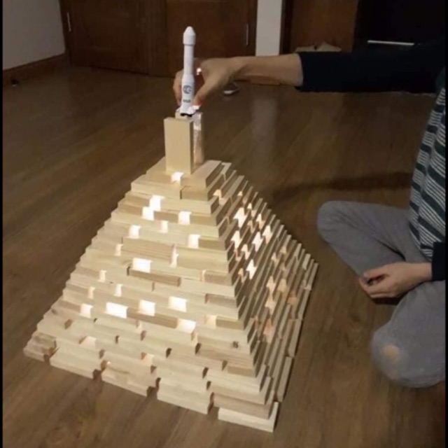 1kg gỗ Domino - trò chơi sáng tạo